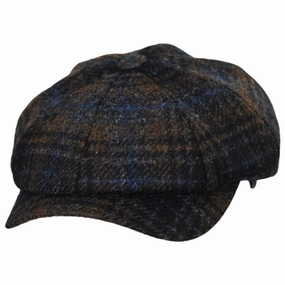 Mallalieus Tartan British Wool Newsboy Cap