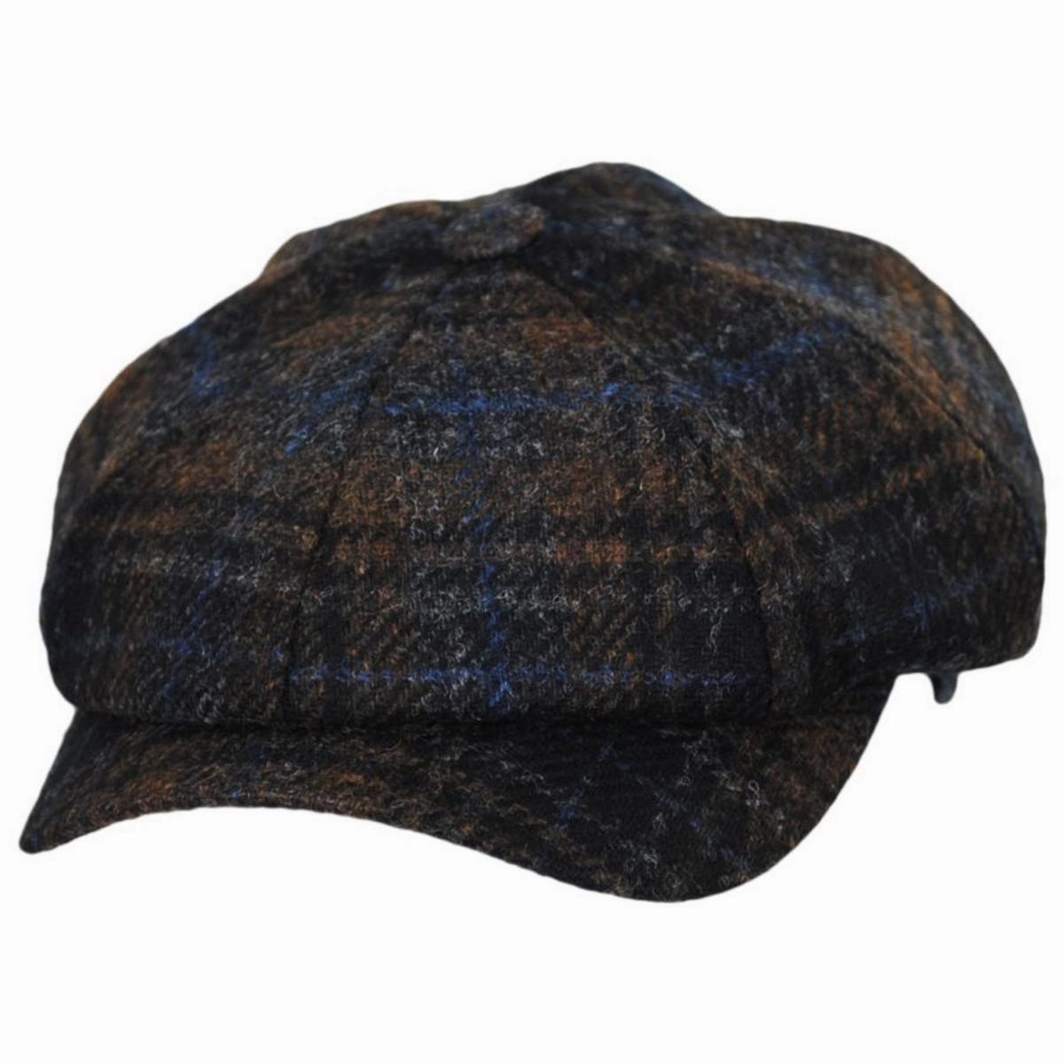 Mallalieus Tartan British Wool Newsboy Cap