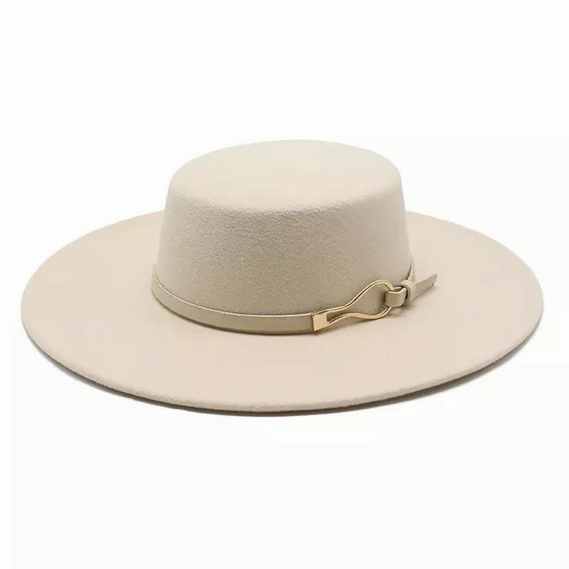 Malmedy Wide Brimmed Cotton Boater Hat