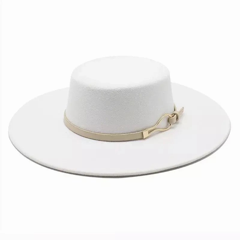 Malmedy Wide Brimmed Cotton Boater Hat