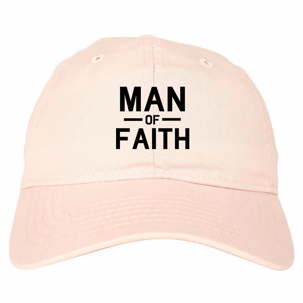 Man Of Faith God Mens Dad Hat Baseball Cap