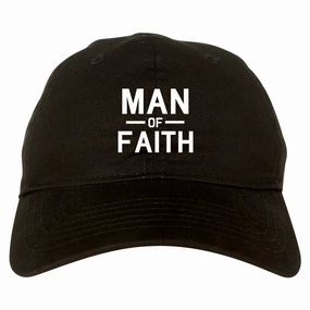 Man Of Faith God Mens Dad Hat Baseball Cap