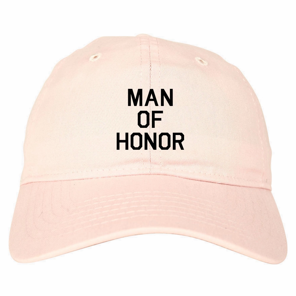 Man Of Honor Funny Bachelor Party Wedding Mens Dad Hat Baseball Cap