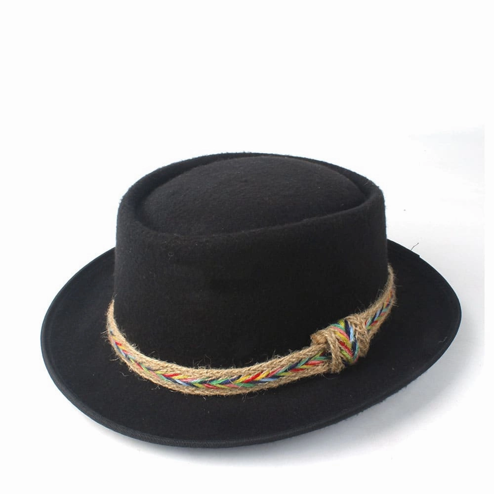 Manaos Plain Wool Porkpie Hat