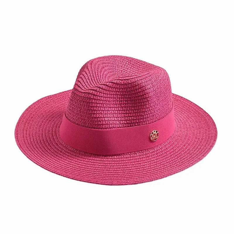 Maracaibo Summer Straw Fedora Hat