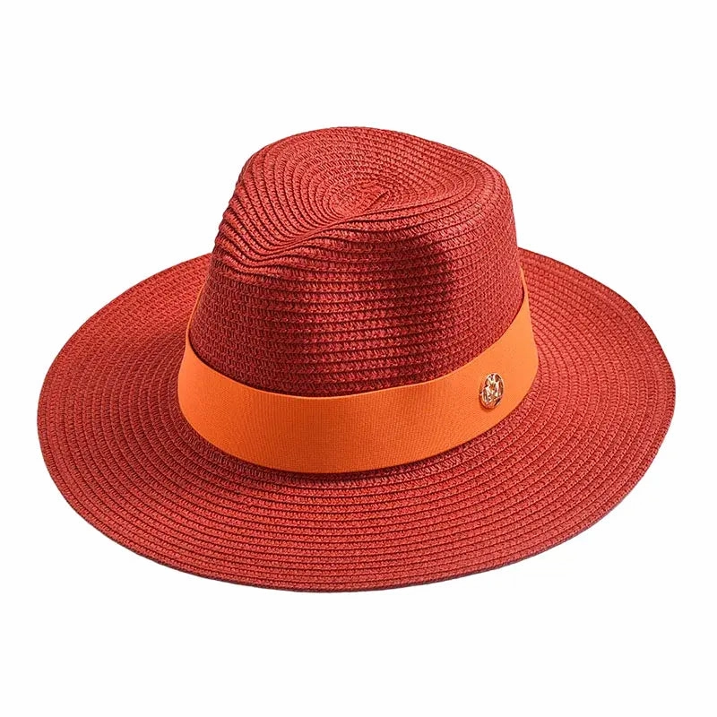 Maracaibo Summer Straw Fedora Hat