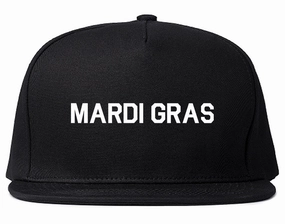 Mardi Gras New Orleans Mens Snapback Hat