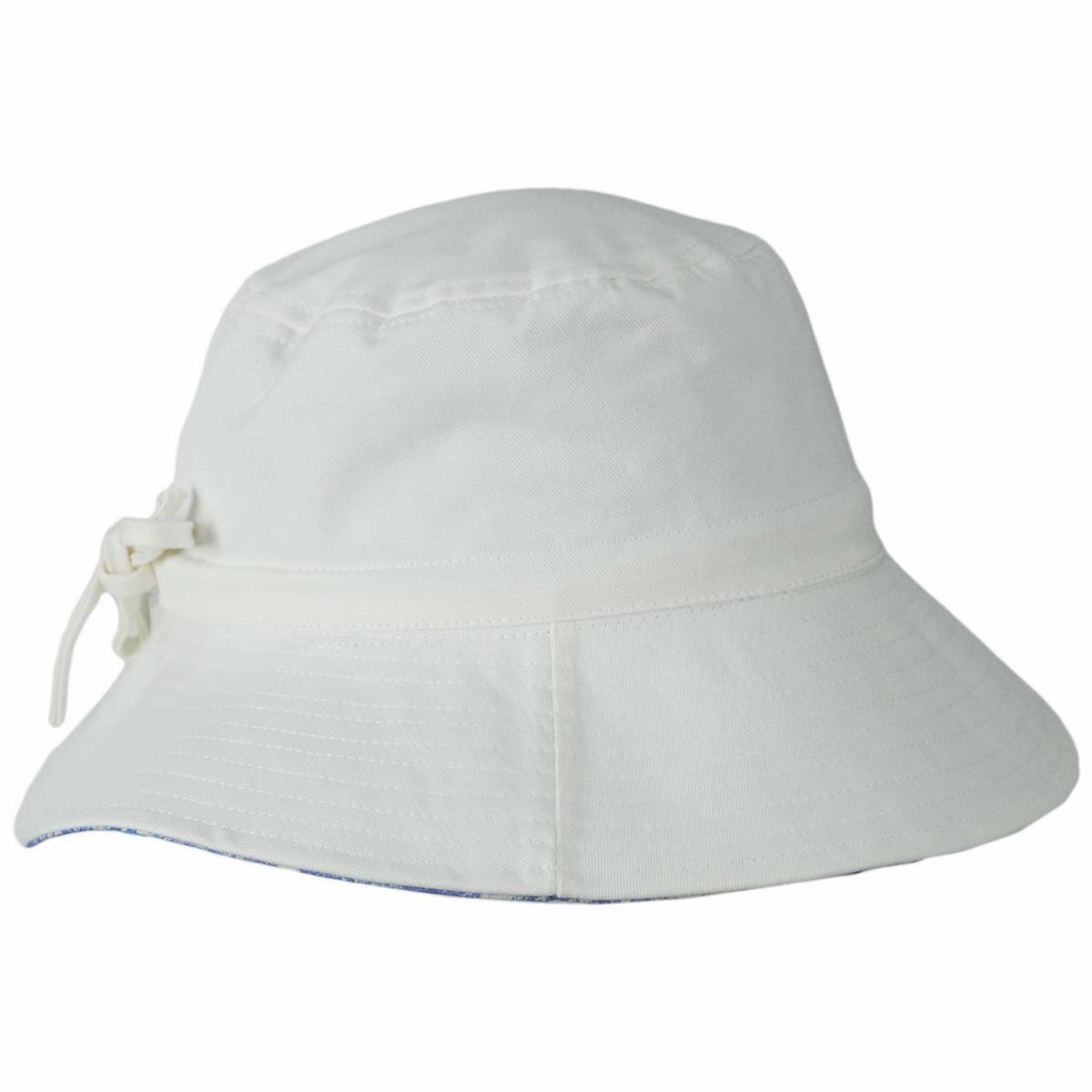 Marie Toile Reversible Cotton Bucket Hat