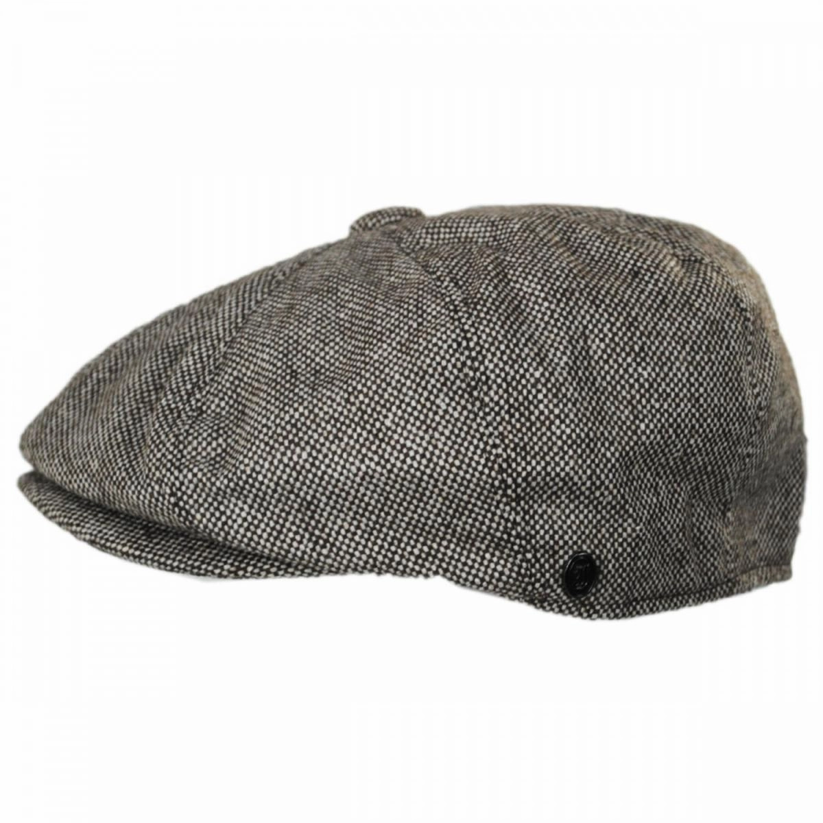Marl Tweed Wool Blend Newsboy Cap