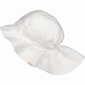 MarMar Linen White Alba Baby L Hat