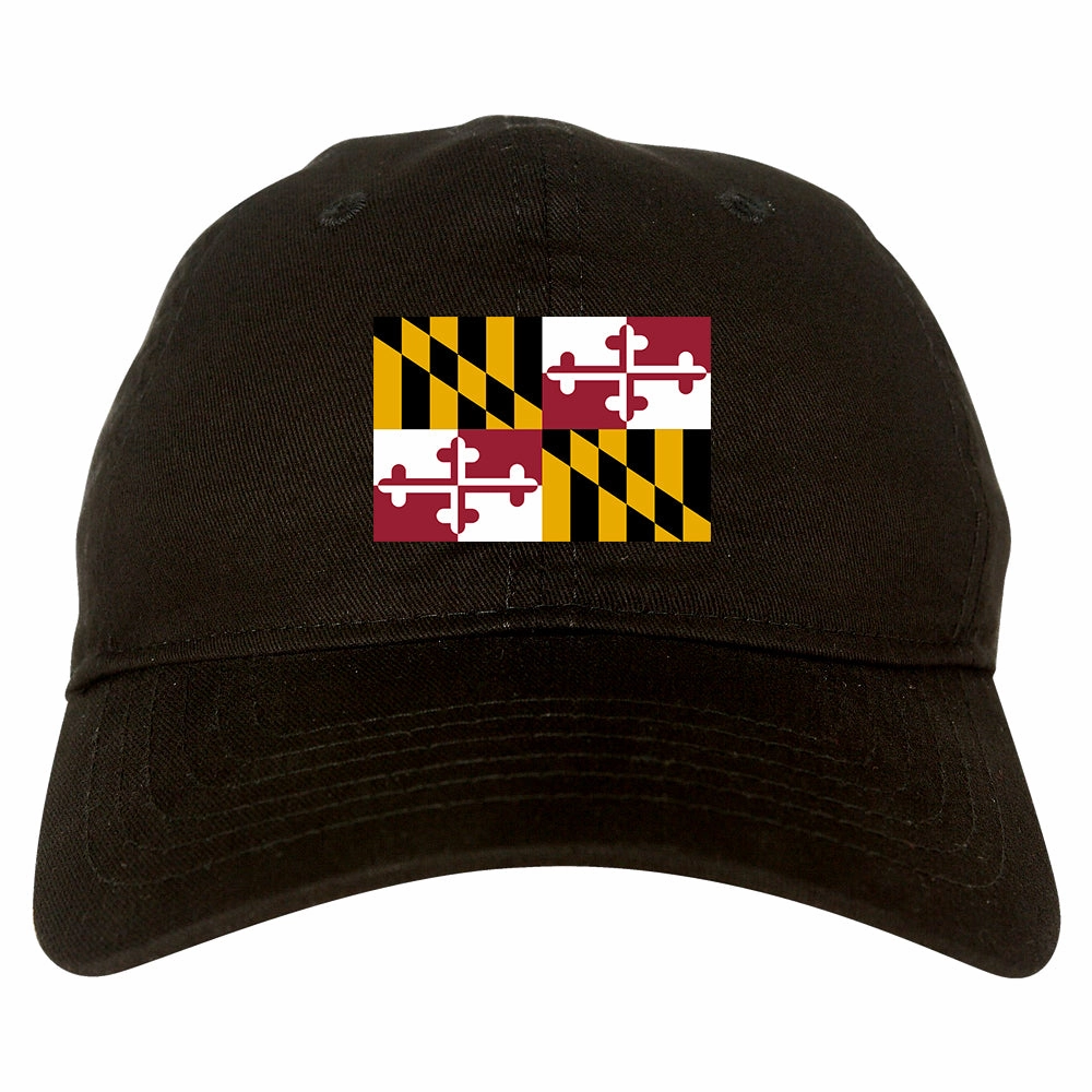 Maryland State Flag MD Chest Mens Dad Hat