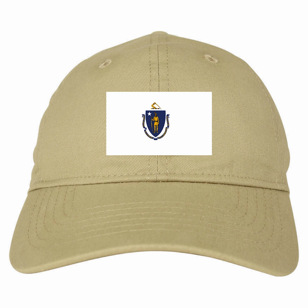 Massachusetts State Flag MA Chest Mens Dad Hat
