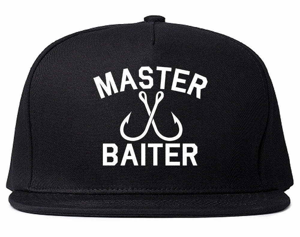 Master Baiter Fishing Hook Mens Snapback Hat