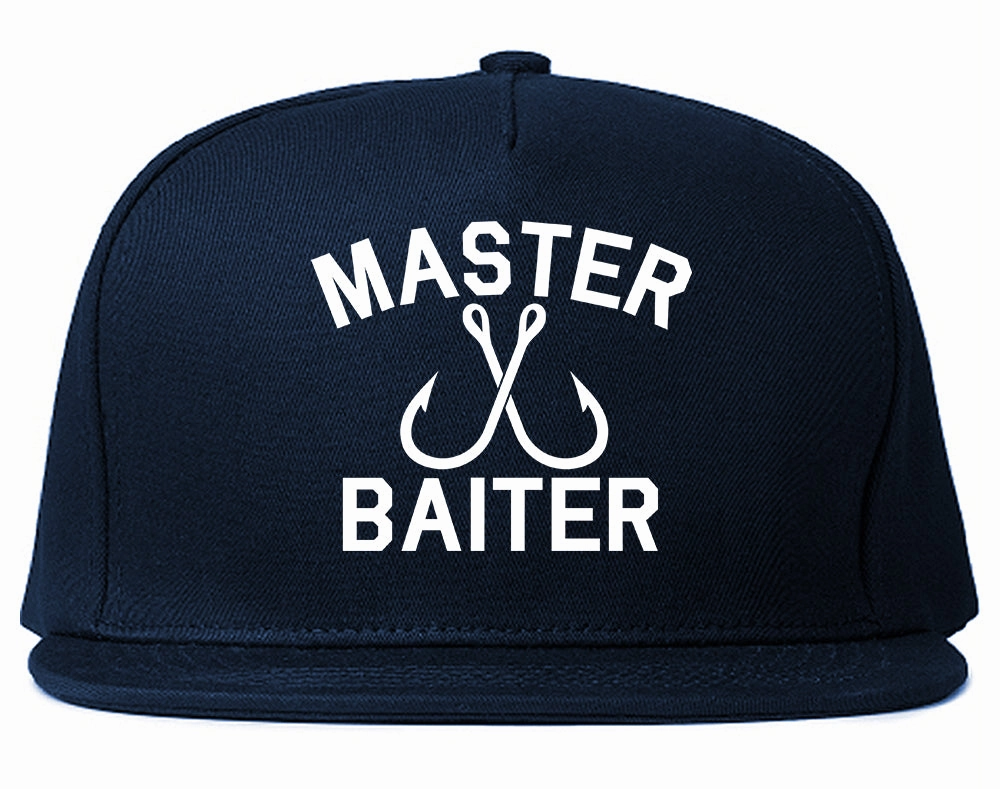 Master Baiter Fishing Hook Mens Snapback Hat