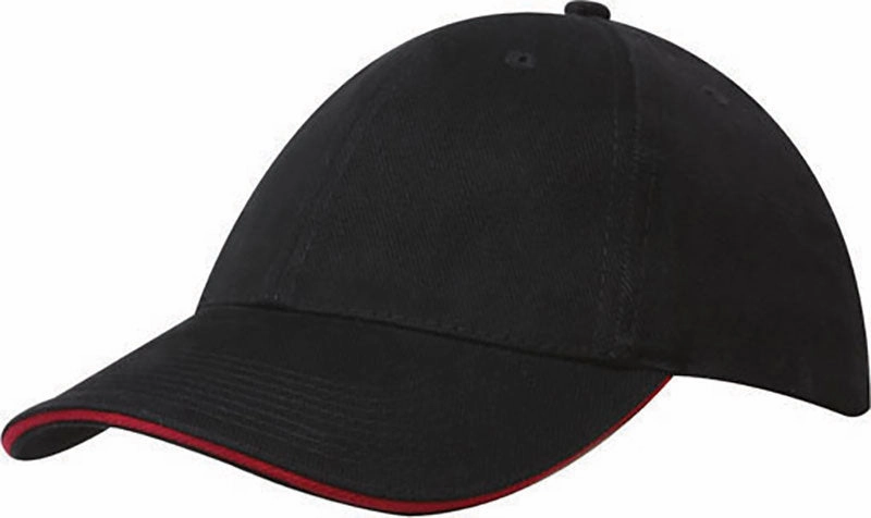 Mediumweight Sandwich Trim Cap - Custom Embroidered