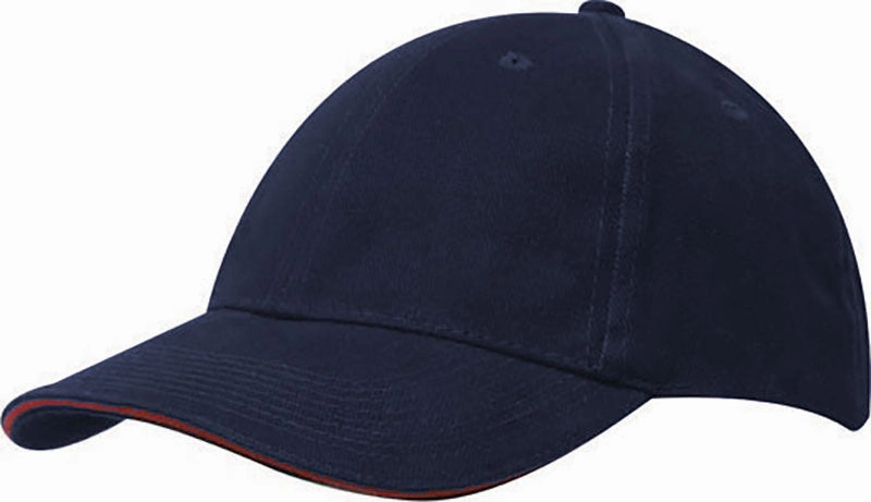 Mediumweight Sandwich Trim Cap - Custom Embroidered