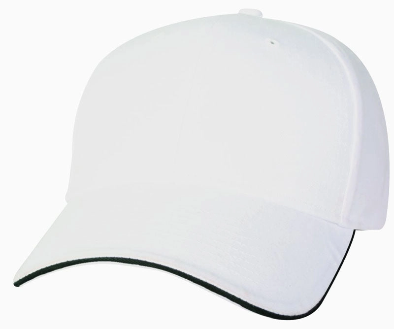 Mediumweight Sandwich Trim Cap - Custom Embroidered