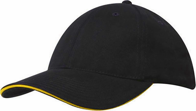 Mediumweight Sandwich Trim Cap - Custom Embroidered