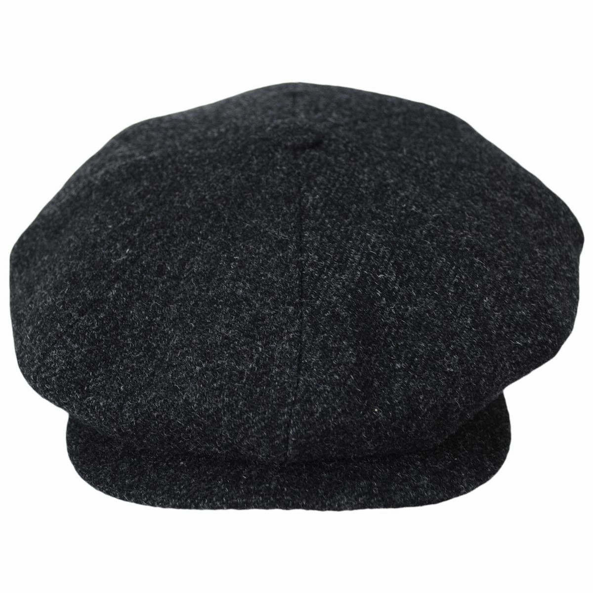 Melange Wool Newsboy Cap