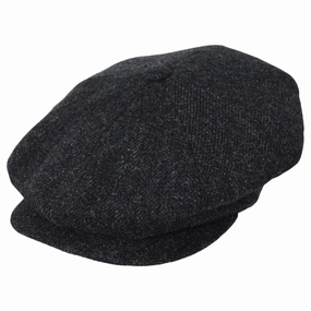 Melange Wool Newsboy Cap