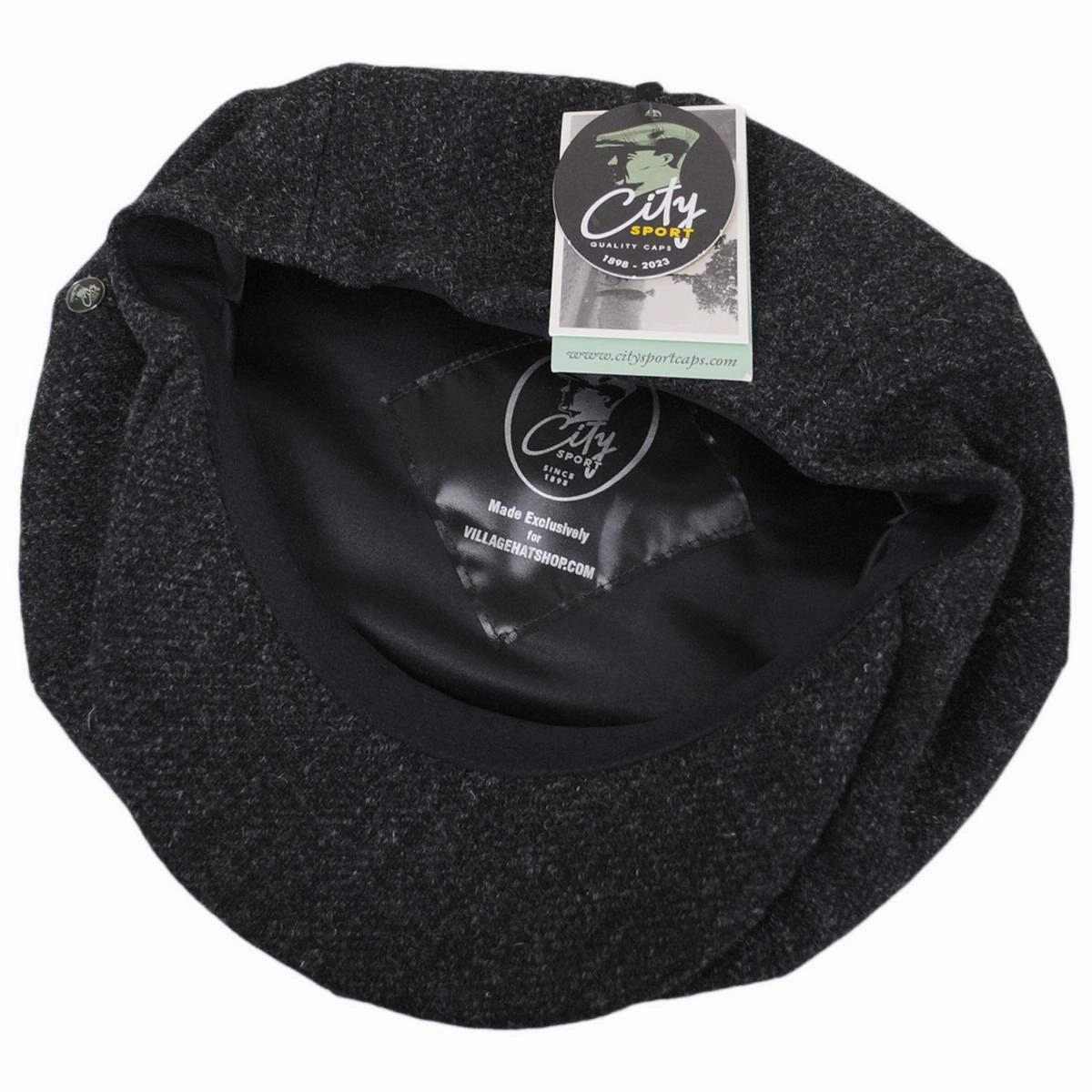 Melange Wool Newsboy Cap