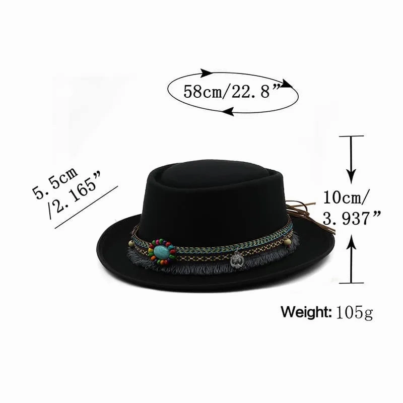 Melnik Bohemian Porkpie Hat