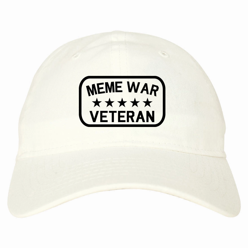 Meme War Veteran Mens Dad Hat Baseball Cap