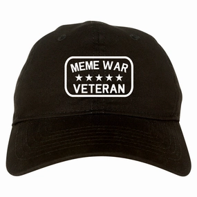 Meme War Veteran Mens Dad Hat Baseball Cap