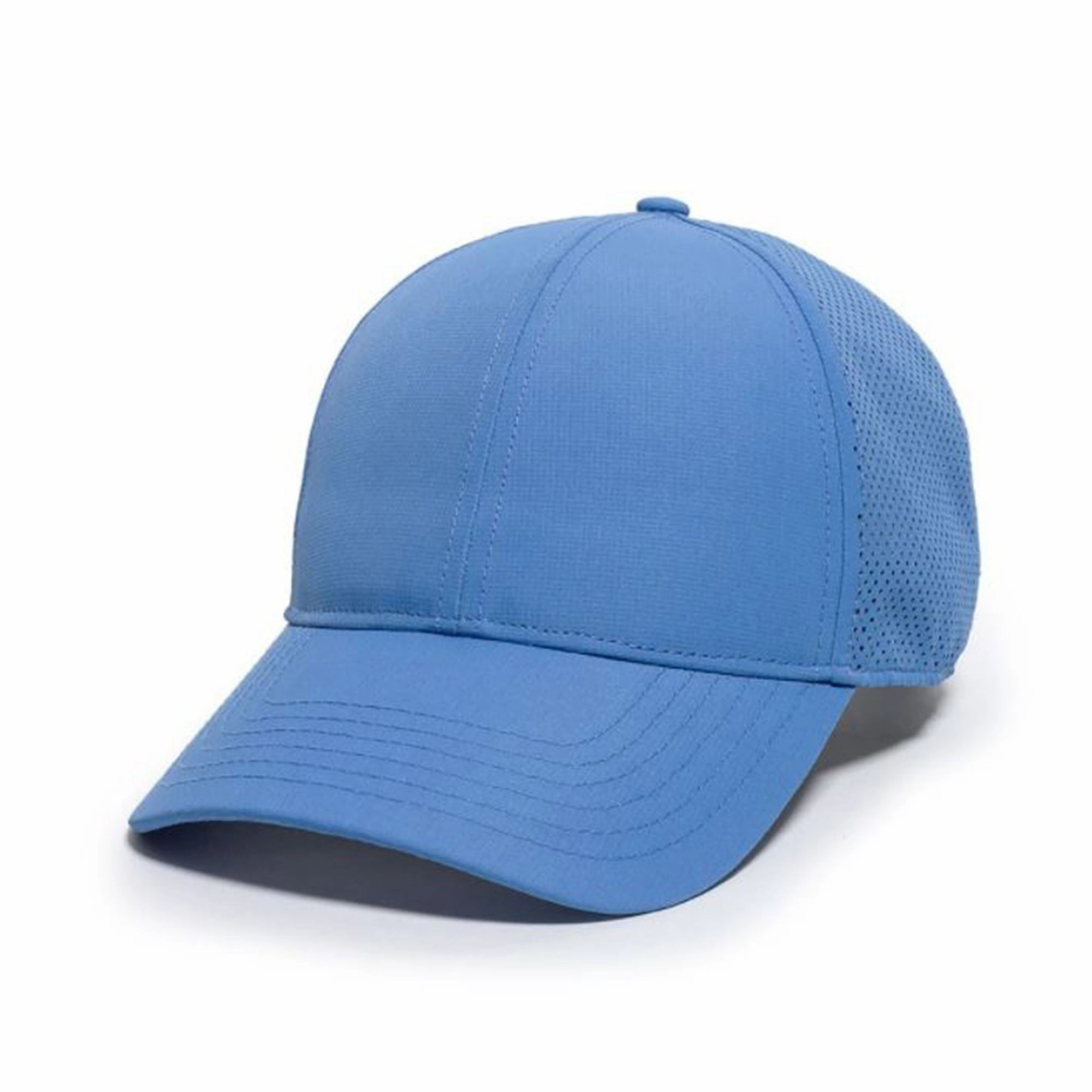 Mesh Low Profile 6 Panel Structured Pre-Curved Visor Trucker Hat Cap