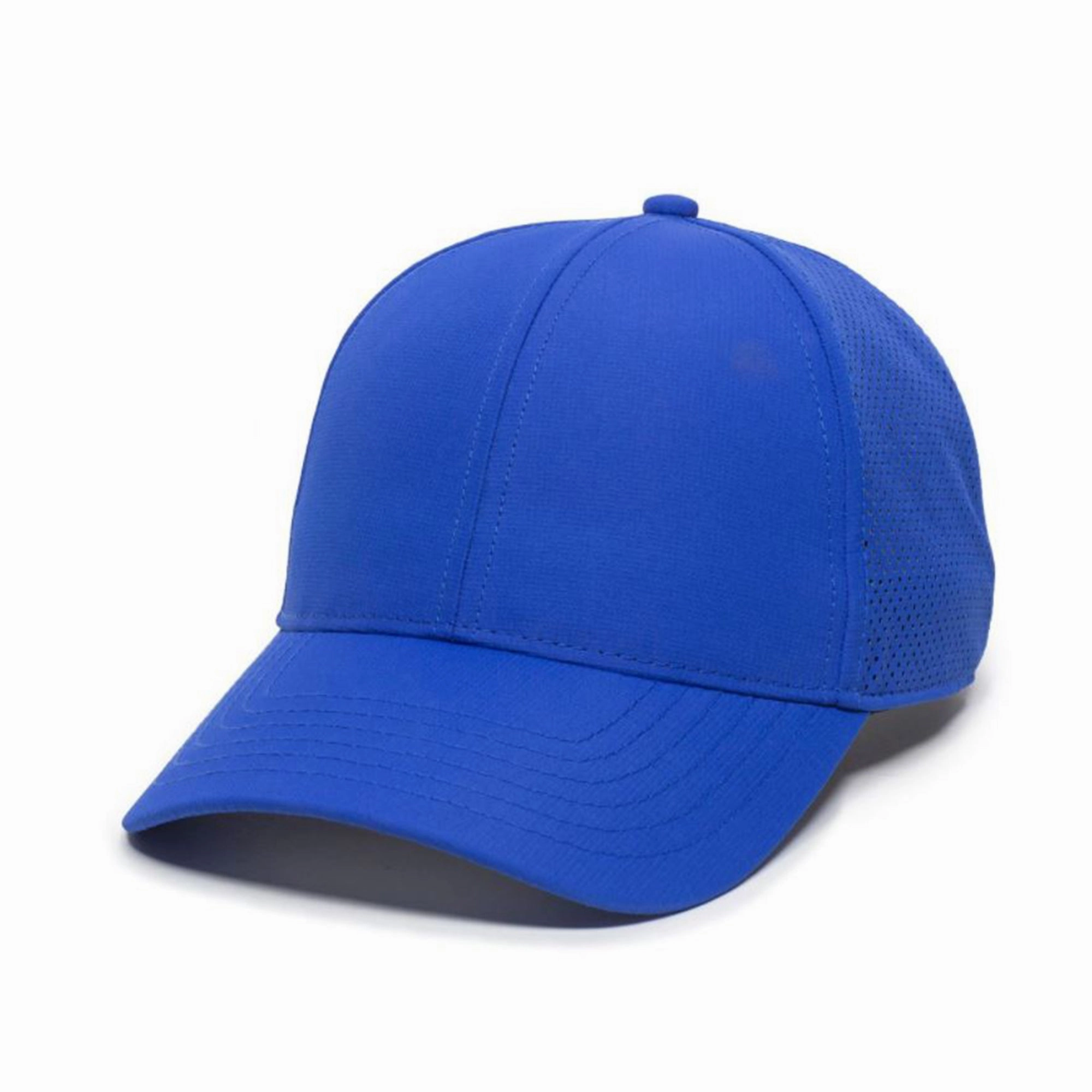 Mesh Low Profile 6 Panel Structured Pre-Curved Visor Trucker Hat Cap