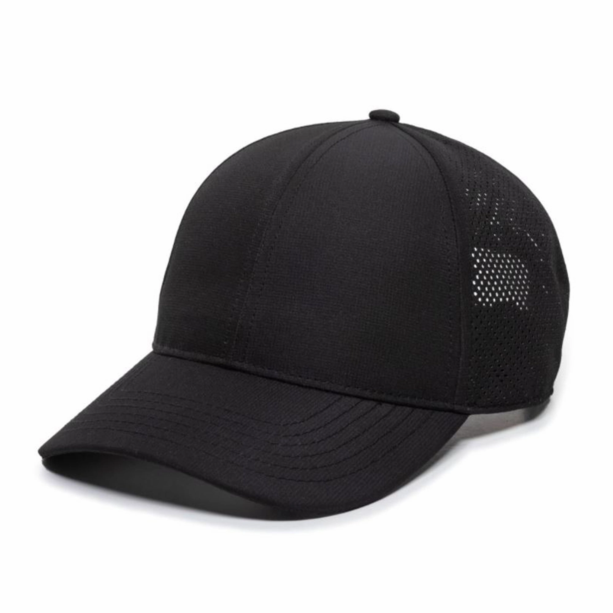 Mesh Low Profile 6 Panel Structured Pre-Curved Visor Trucker Hat Cap