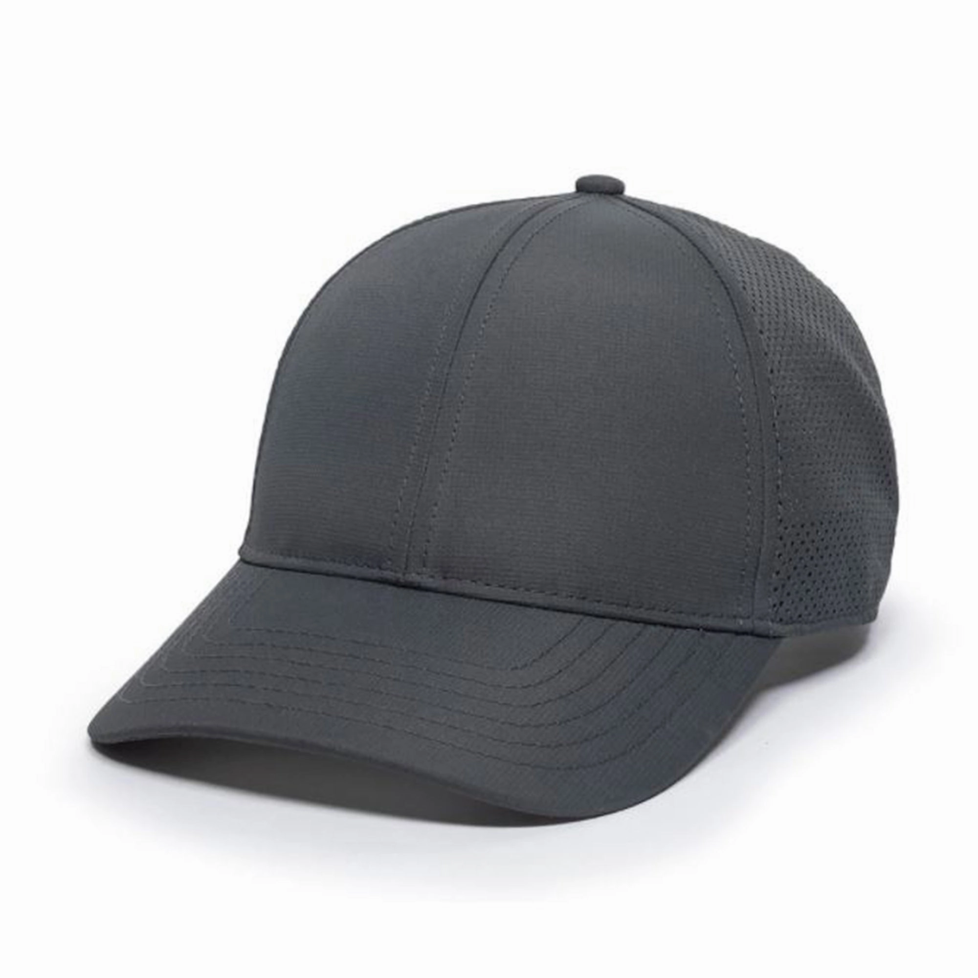 Mesh Low Profile 6 Panel Structured Pre-Curved Visor Trucker Hat Cap
