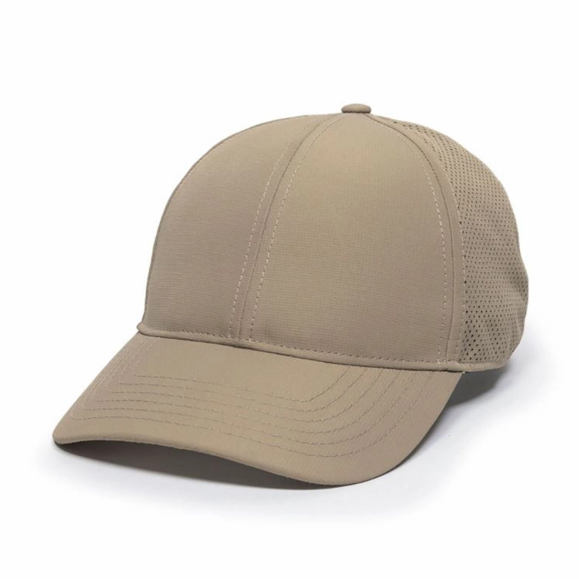 Mesh Low Profile 6 Panel Structured Pre-Curved Visor Trucker Hat Cap