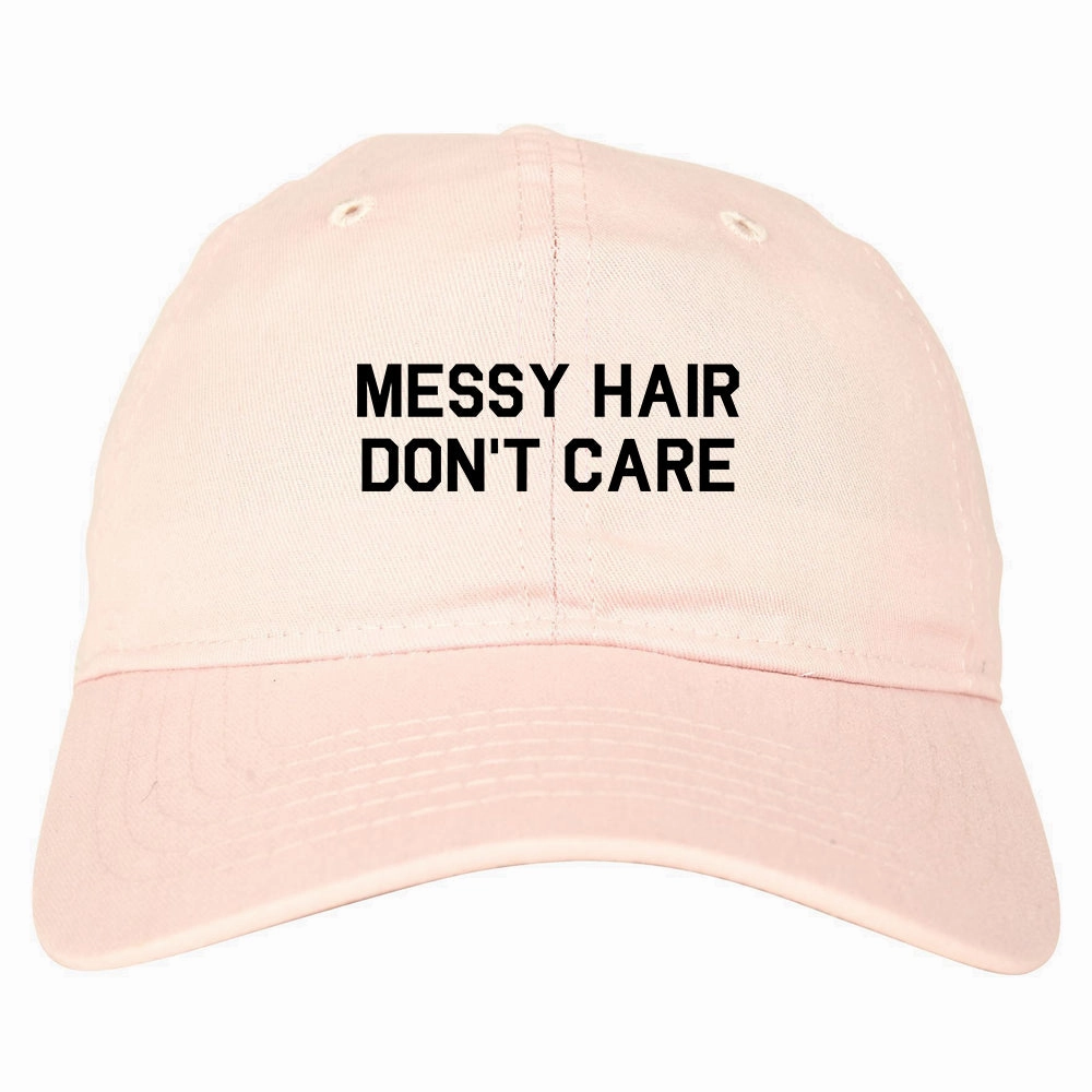 Messy Hair Dont Care Mens Dad Hat Baseball Cap