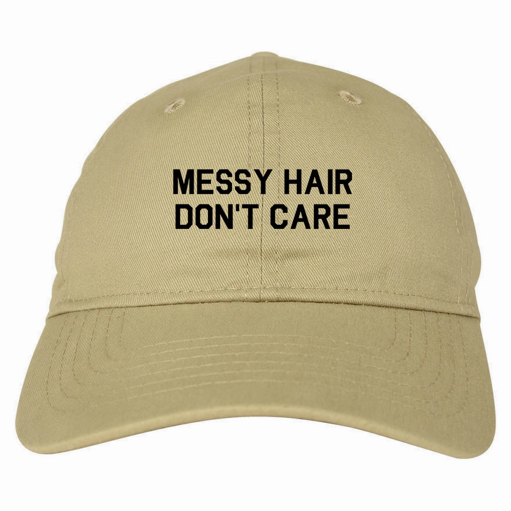 Messy Hair Dont Care Mens Dad Hat Baseball Cap