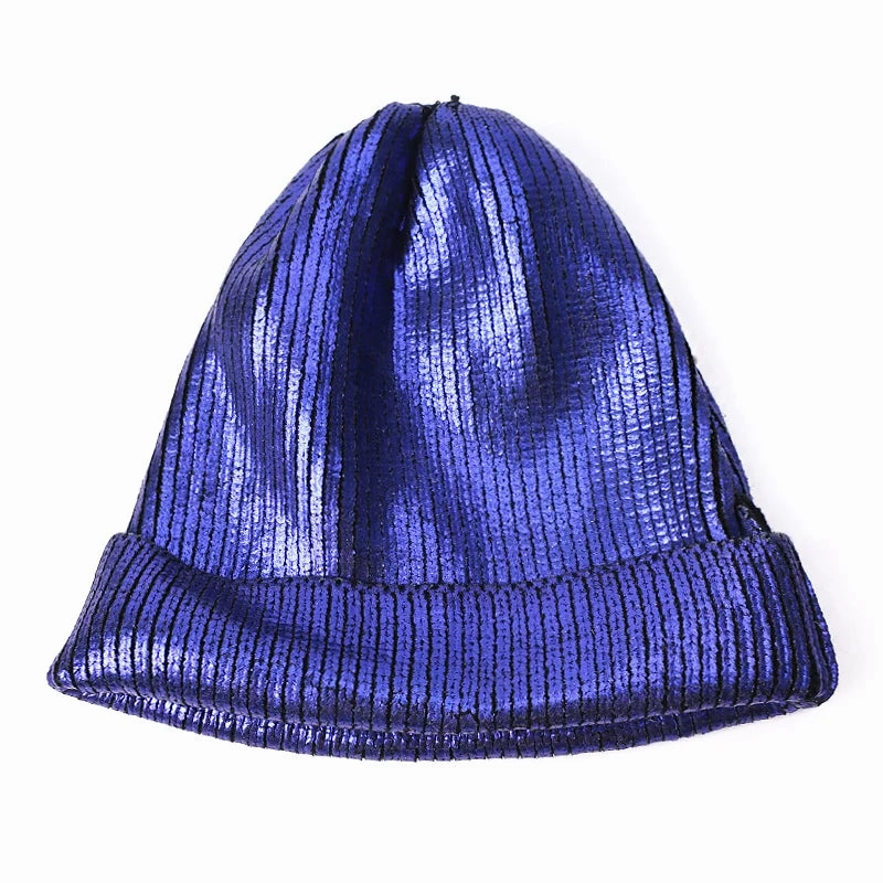 Metallic Glitter Degraded Beanie