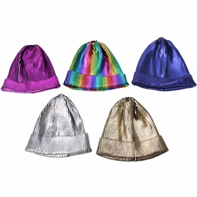 Metallic Glitter Degraded Beanie