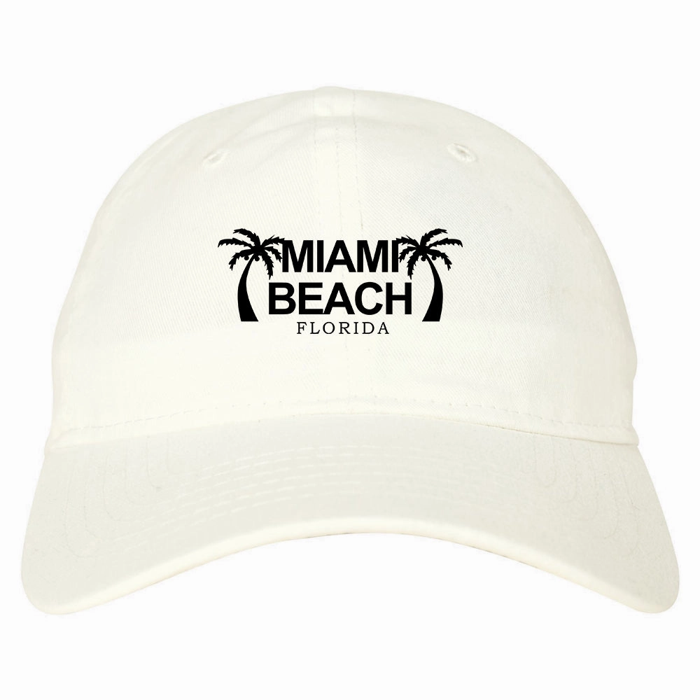 Miami Beach Retro Souvenir Mens Dad Hat