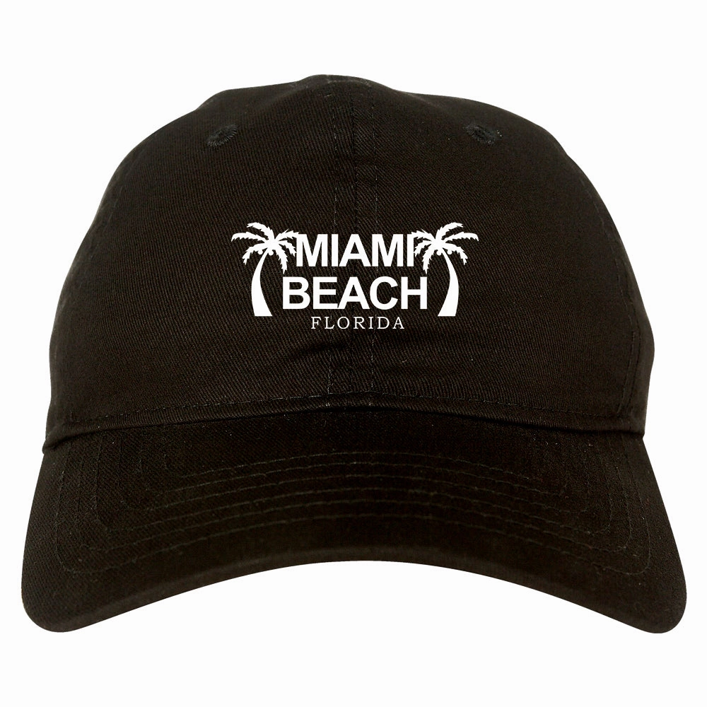 Miami Beach Retro Souvenir Mens Dad Hat