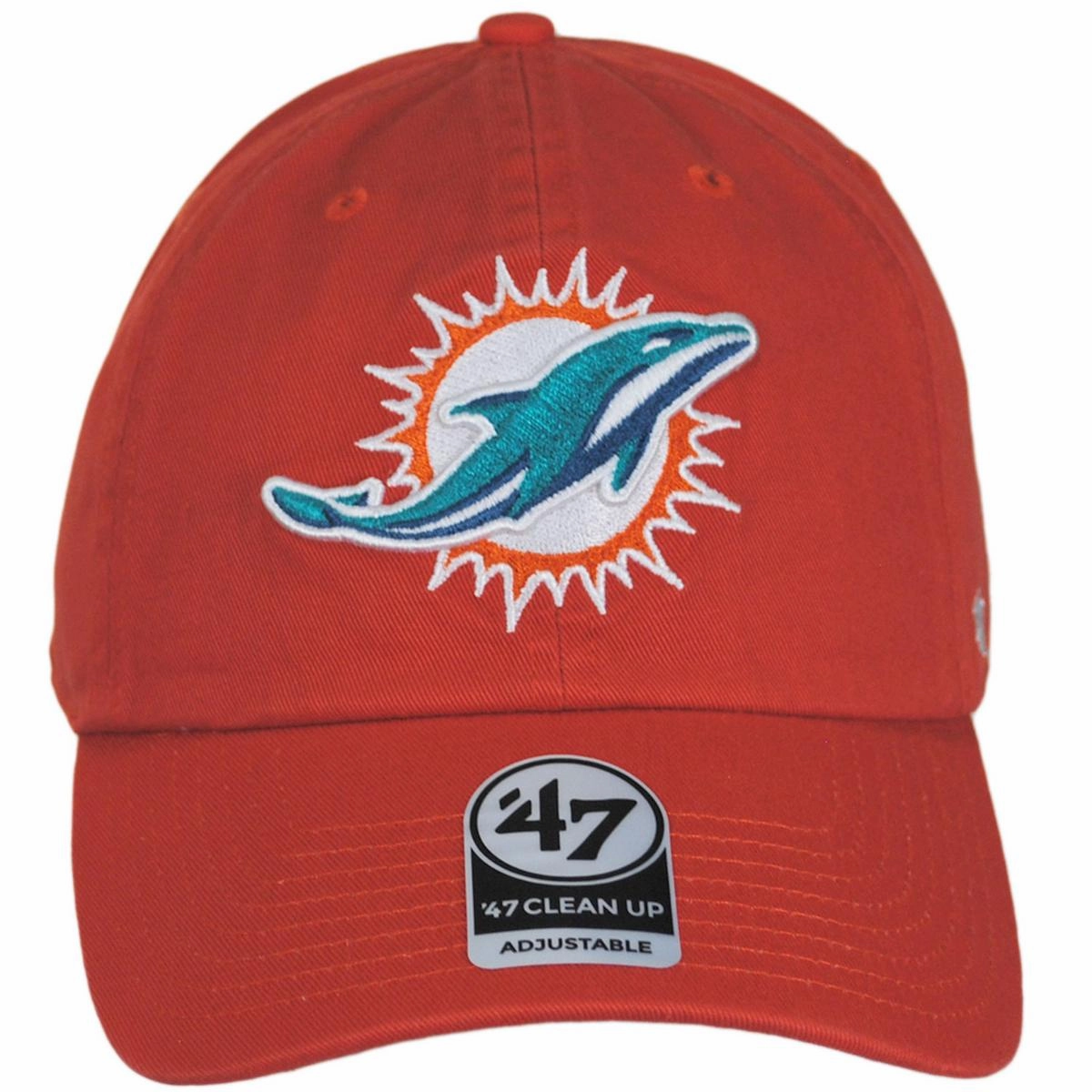 Miami Dolphins NFL Clean Up Strapback Baseball Cap Dad Hat