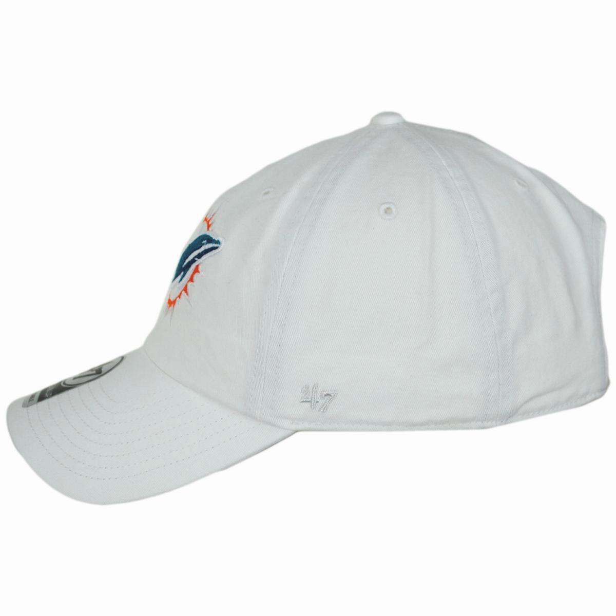 Miami Dolphins NFL Clean Up Strapback Baseball Cap Dad Hat