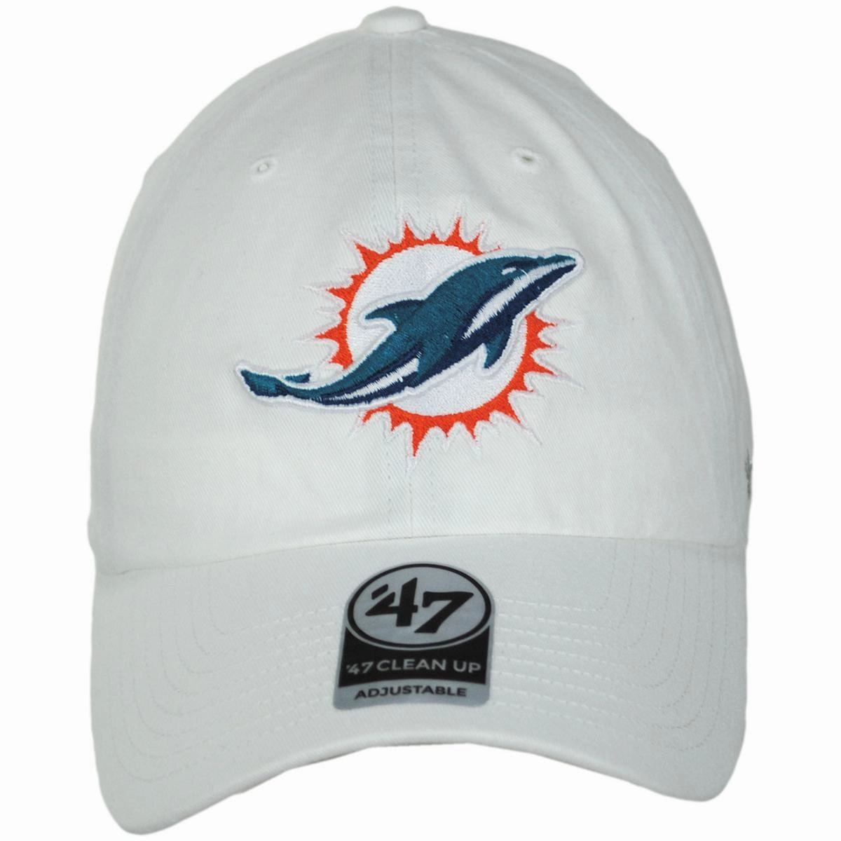 Miami Dolphins NFL Clean Up Strapback Baseball Cap Dad Hat