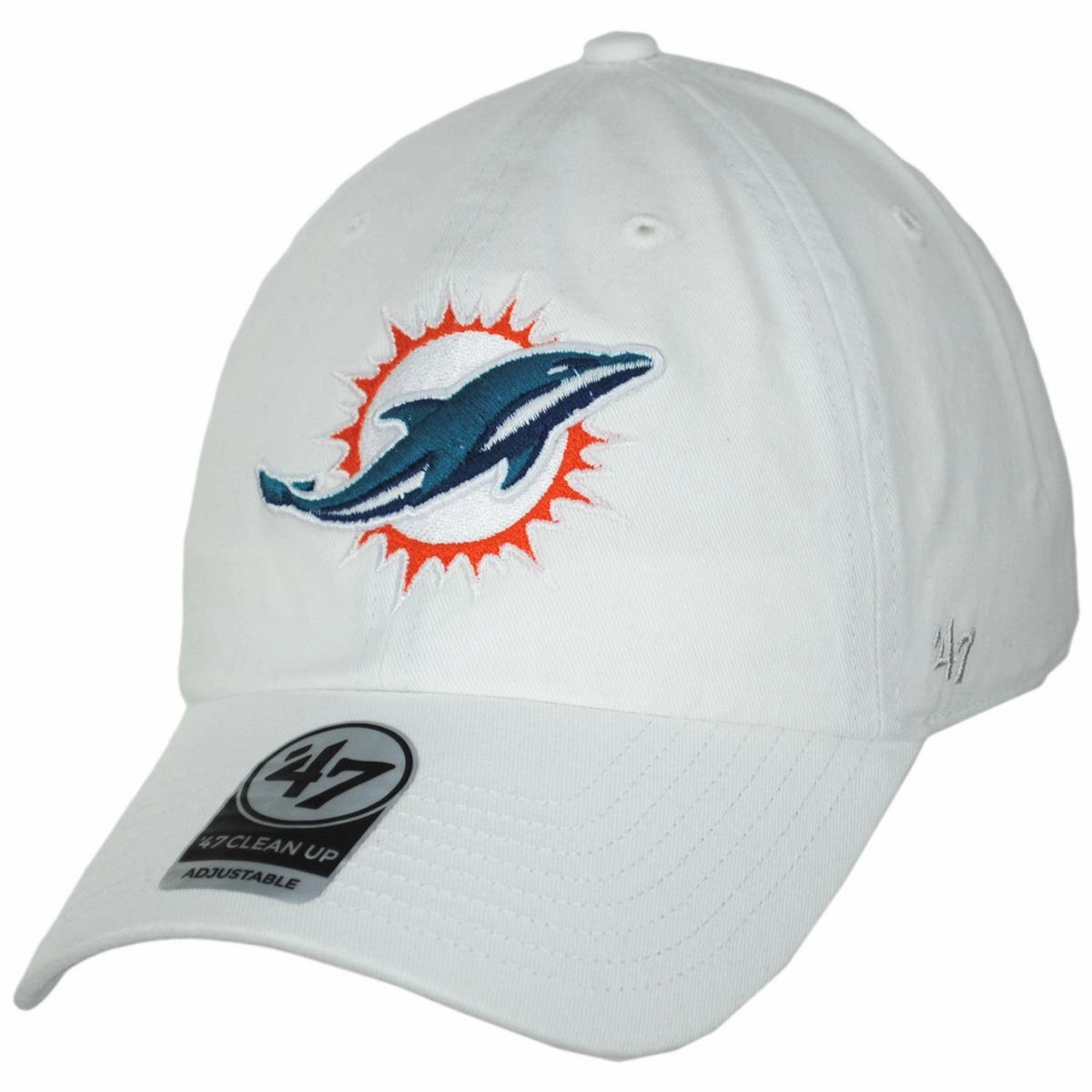 Miami Dolphins NFL Clean Up Strapback Baseball Cap Dad Hat