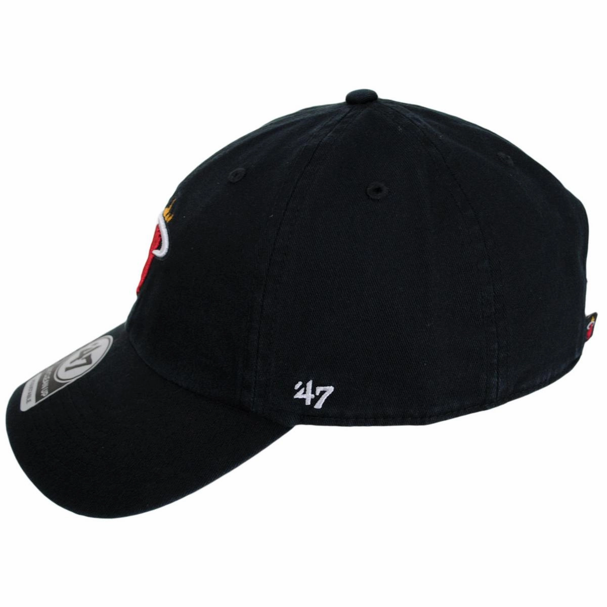 Miami Heat NBA Clean Up Strapback Baseball Cap Dad Hat