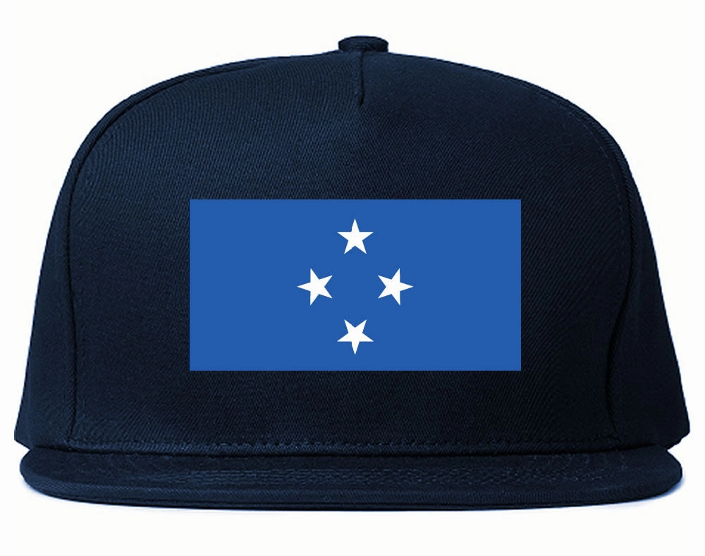 Micronesia Flag Country Printed Snapback Hat Cap