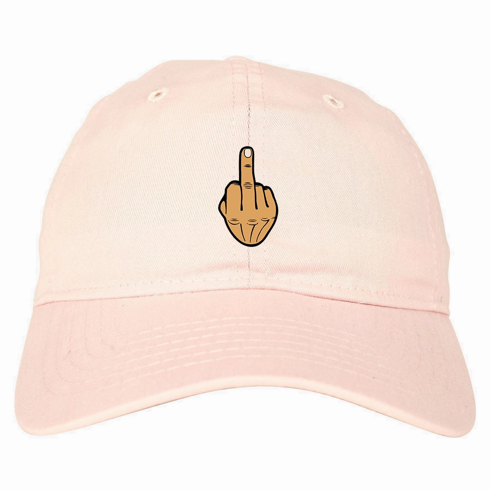Middle Finger Funny Chest Mens Dad Hat