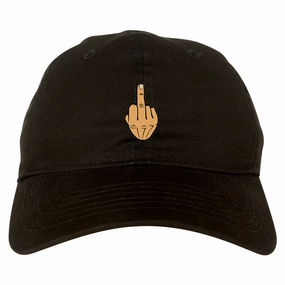 Middle Finger Funny Chest Mens Dad Hat