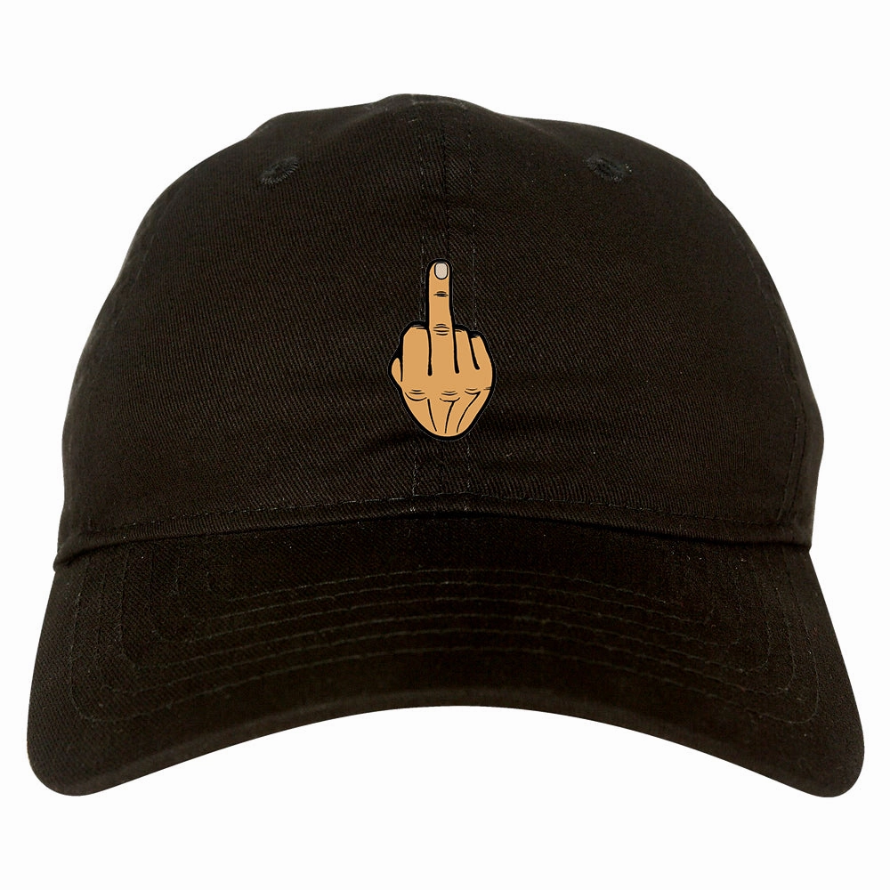 Middle Finger Funny Chest Mens Dad Hat