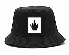 Middle Finger Meme Bucket Hat Cap