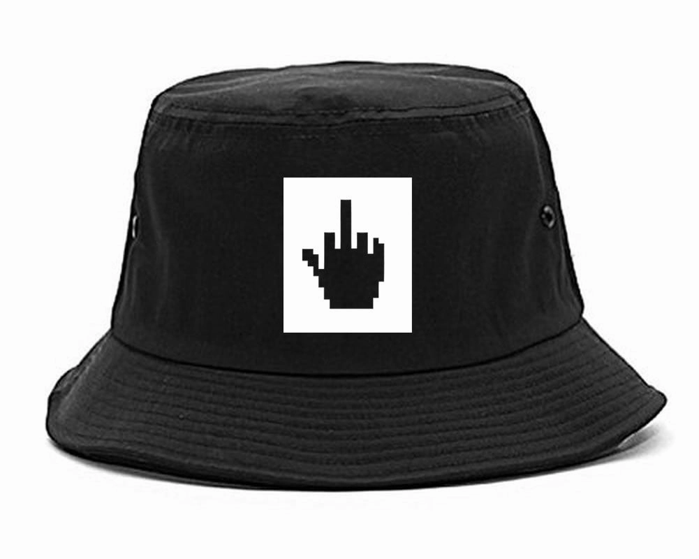Middle Finger Meme Bucket Hat Cap